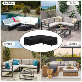 PureFit 89-inch coverage fits most V-shaped sofas securely.