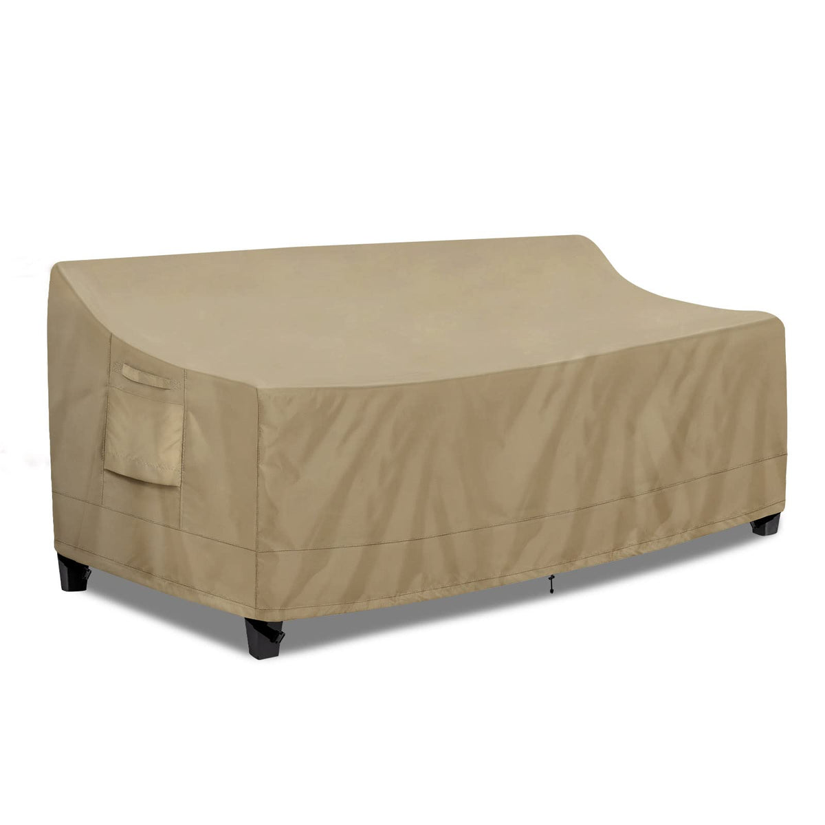 PureFit outdoor couch cover camel with 78W x 35D x 35H protects your sofa from rain and sun