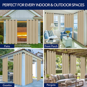 PureFit cabana panel provides lightweight privacy with easy maintenance.