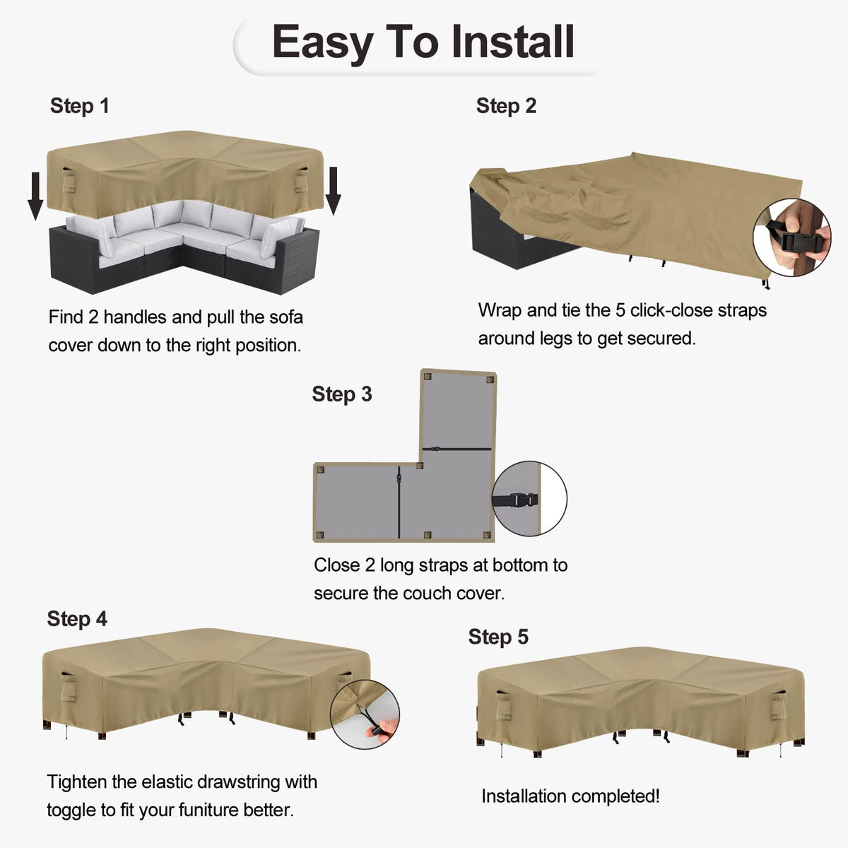 Easy to clean with damp cloth; air dry for best results.