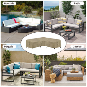 Designed to fit V-shaped sectionals up to 89 inches per side.