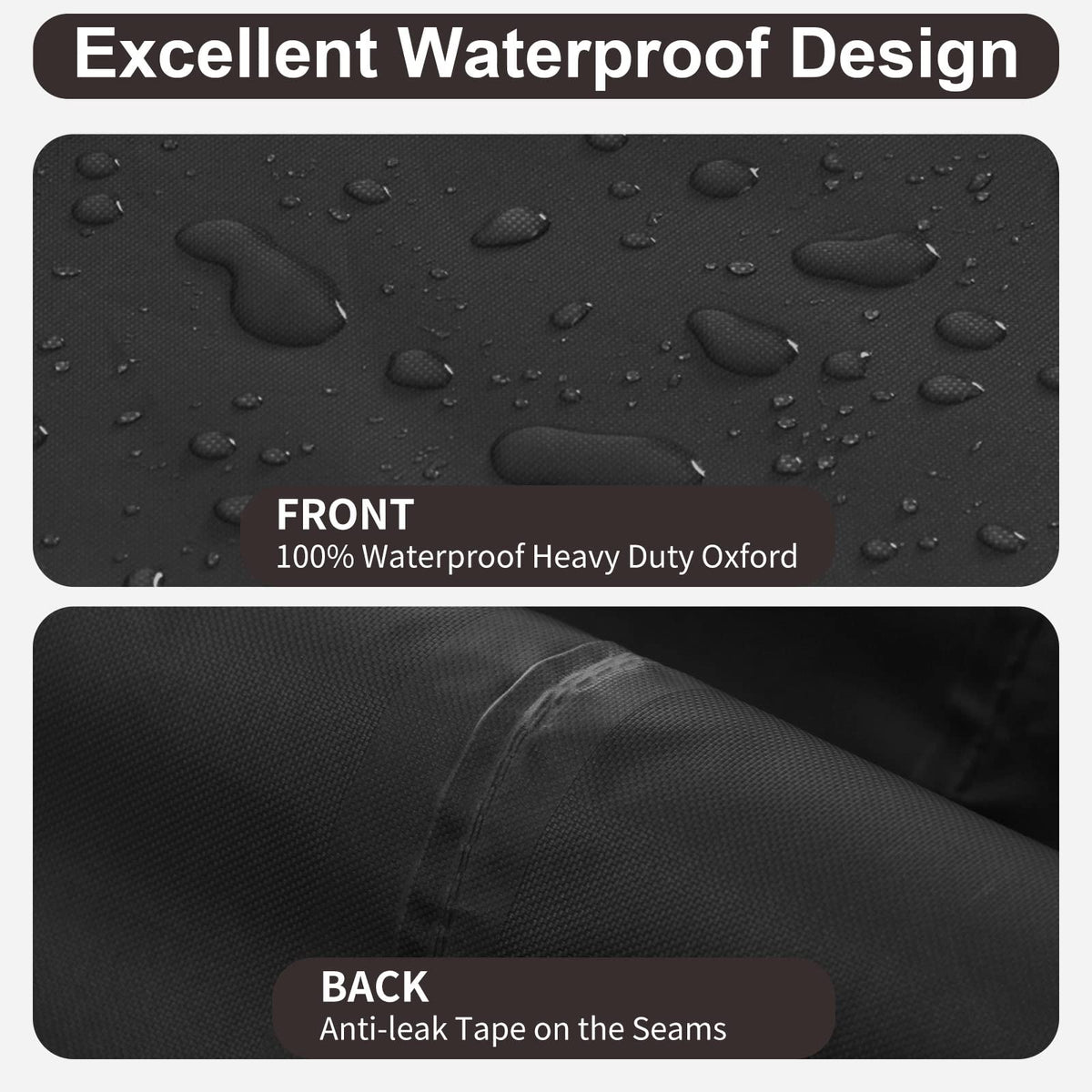 PureFit vented design promotes airflow to minimize condensation under the cover.