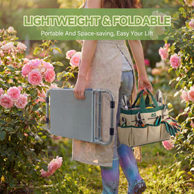 PUREFULL non-slip feet prevent sliding on wet grass