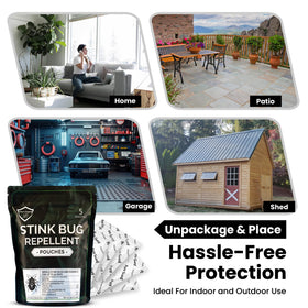 Pure Guard Stink Bug Defense 5-pack, keeps spaces protected.