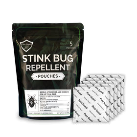 Pure Guard Stink Bug Defense pouch at entryway, fresh scent, simple protection.