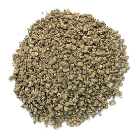 Purely Organic granular-fertilizer-8-8-8 bag provides steady feeding for several weeks.