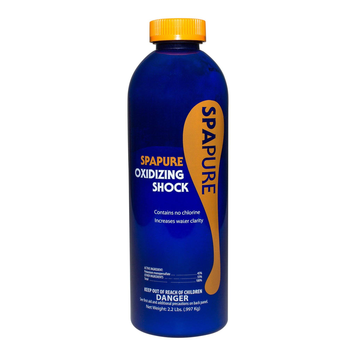PureSpa SpaPure Oxidizing Shock bottle for clearer spa water without chlorine
