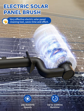 PureSwirlz foam dispenser in action lifting dirt with soap