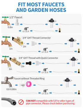 PureSwirlz quick-connect adapters simplify hose setup