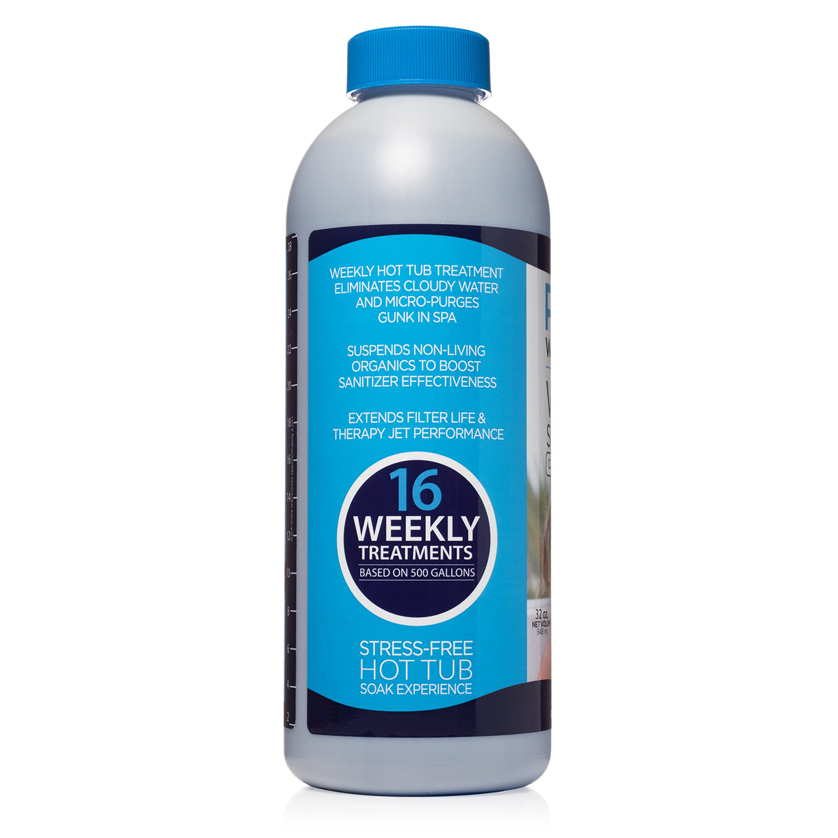 Purge Watercare spa clarifier bottle keeps water clear for steady jet performance.