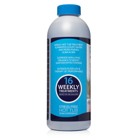 Purge Watercare spa clarifier bottle keeps water clear for steady jet performance.
