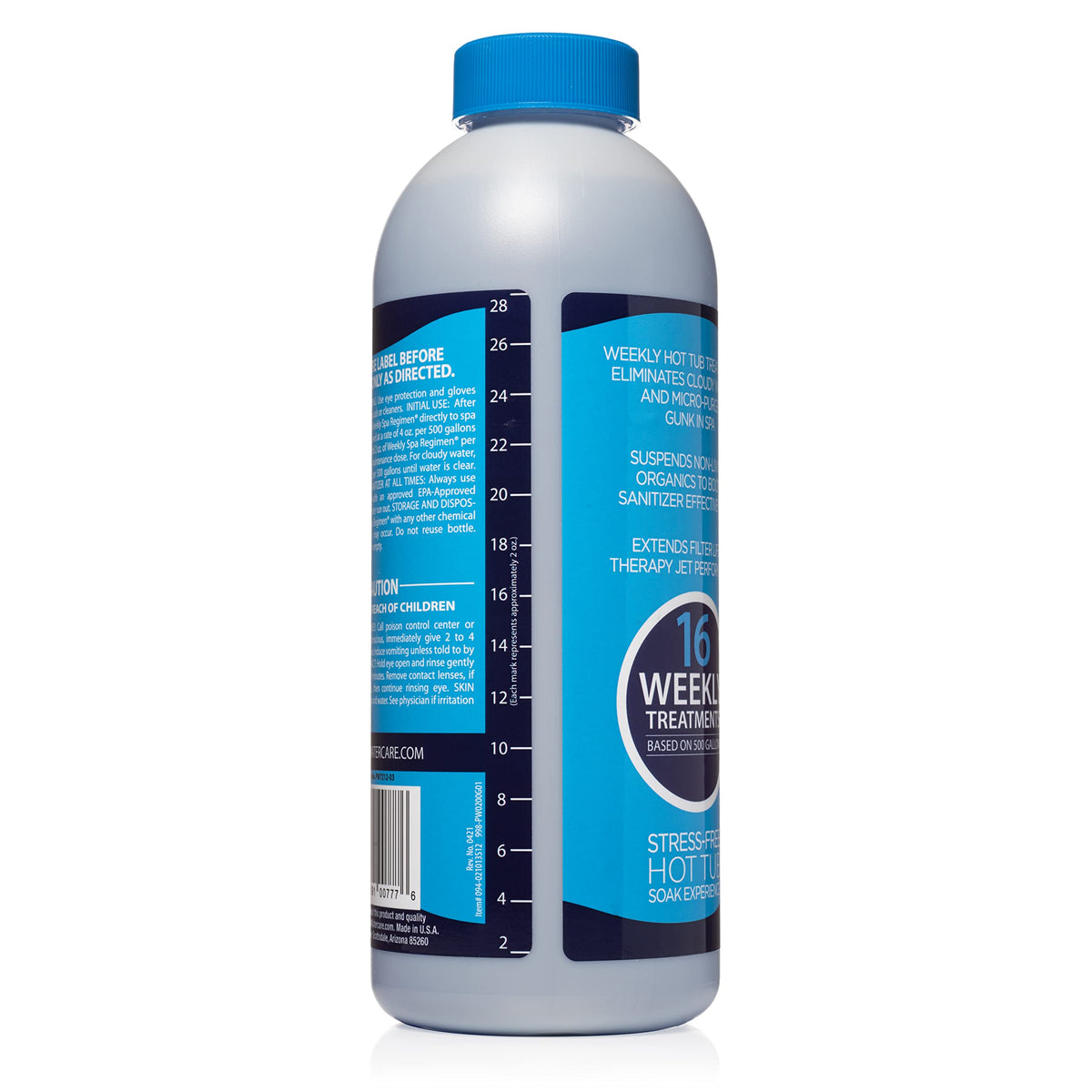 Purge Watercare spa water enhancer maintains balanced water for a smoother soak.