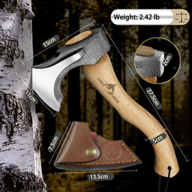 Purple Dragon S-curve hickory handle designed for a secure, comfortable grip