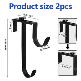 PURPLE STAR 1N adjustable width pool hook fits most fences securely for easy hanging.