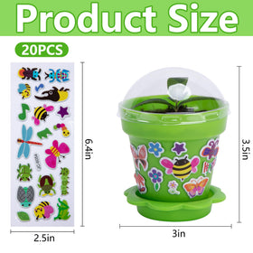 Purple Star 1N humidity dome over cupcakes pots enables moisture observation