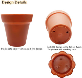 PURPLE STAR 1N lid and tray assembly for organized indoor planting in wine red.