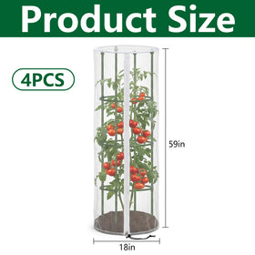 Purple Star 1N with zipper and drawstring keeps netting secure while allowing watering.