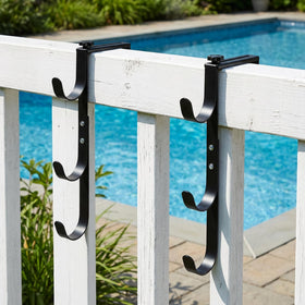 Purple Star three-layer design lets you hang brushes, hoses, and nets with space-saving convenience