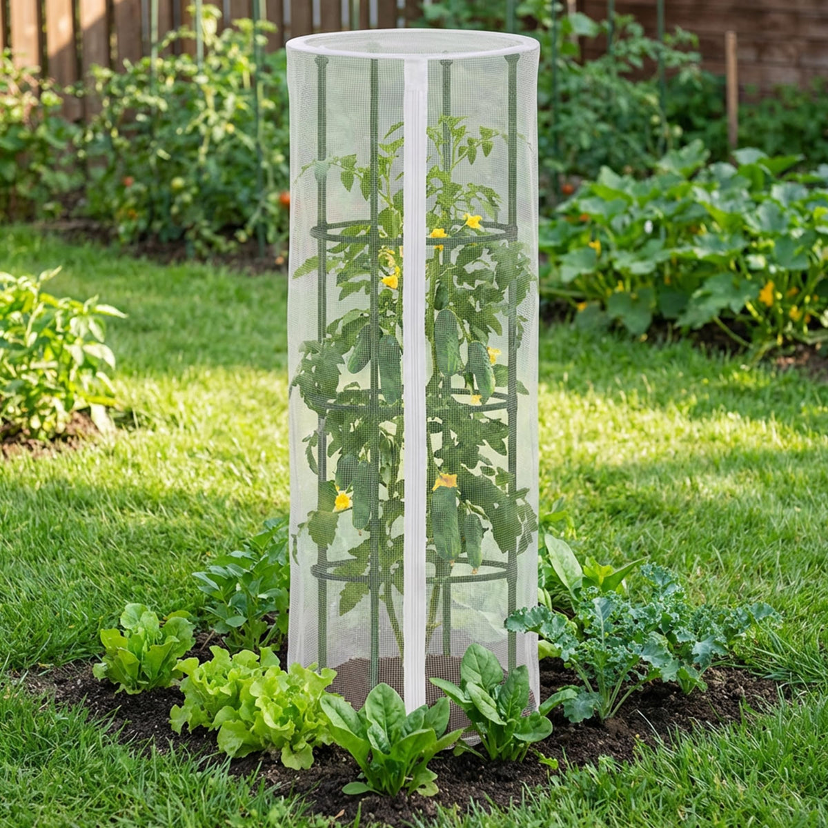 PURPLE STAR 1N guards tomatoes, peas, beans and more from deer and birds.