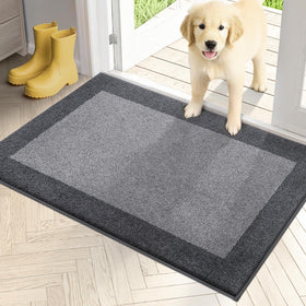 Purrugs dirt trapping door mat 24x36 captures dirt at the entry to keep floors cleaner.