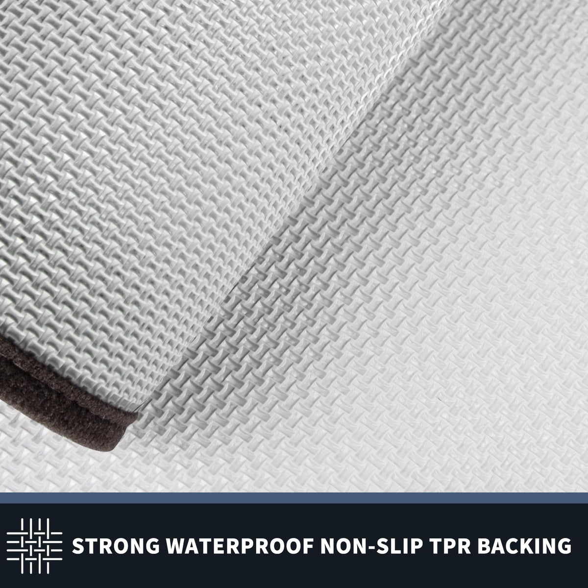 PURRUGS dirt trapping door mat grayish brown entry tone blends with decor.