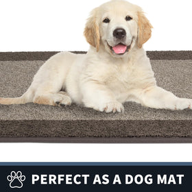 PURRUGS non-slip backing keeps the mat secure on slick floors.