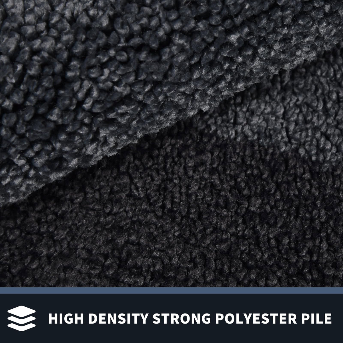 PURRUGS Soft polyester microfiber mat provides comfortable footing for every step.