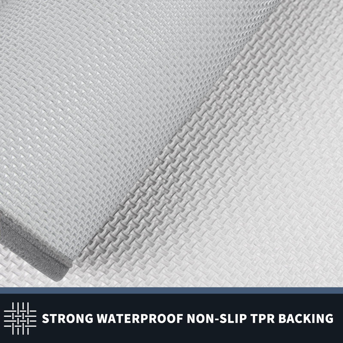 Purrugs soft polyester microfiber mat feels comfortable underfoot during everyday comings and goings.