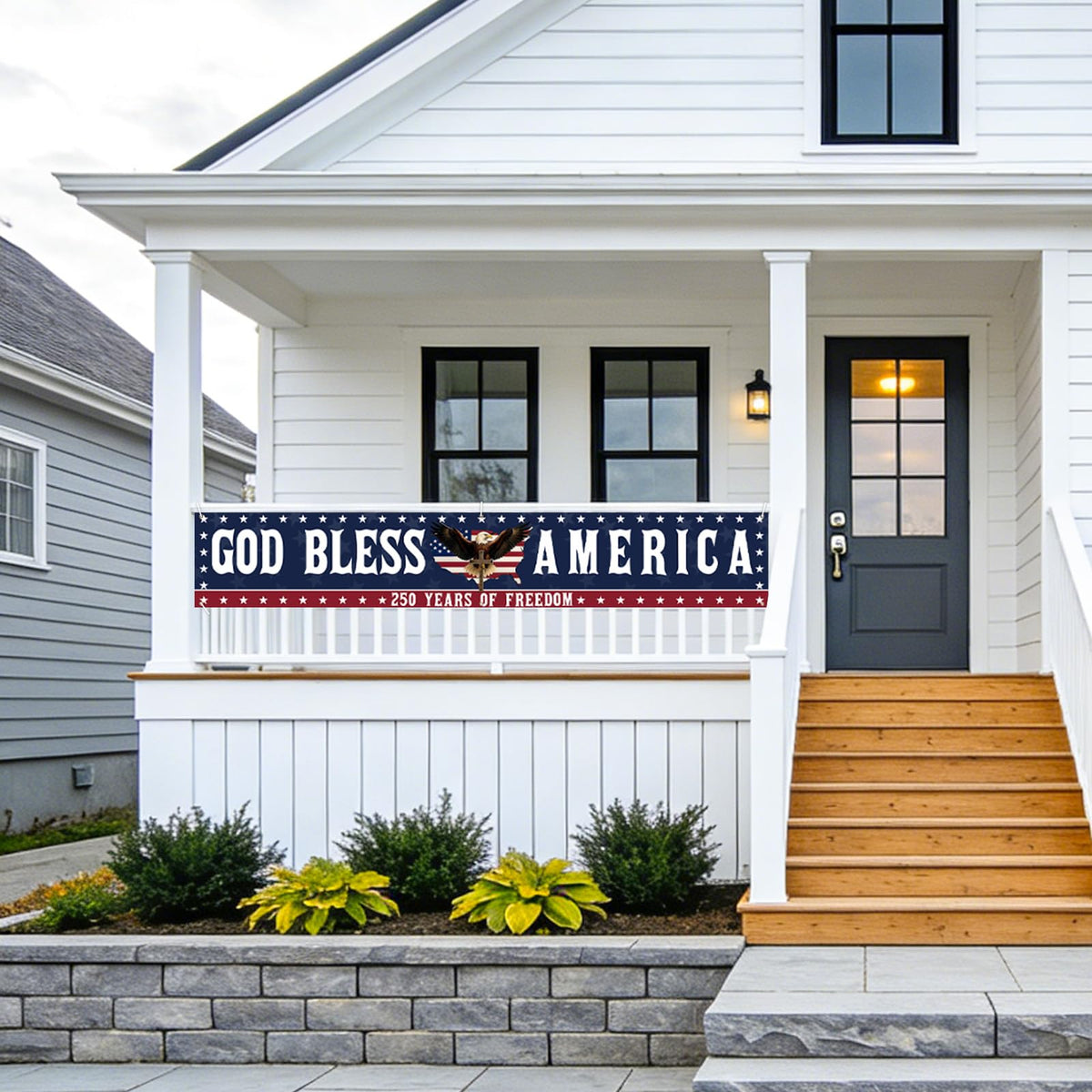 Pusfyeoh 250th Anniversary Banner suited for indoor decor and shopfront displays.