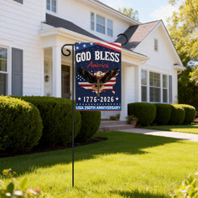 Pusfyeoh waterproof sun-resistant flag withstands outdoor weather.