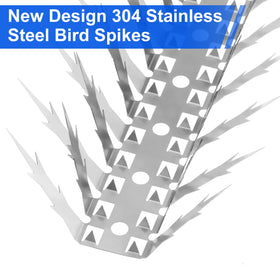 Puthpy Bird Spikes on Fence secure placement deters perching on railing and ledges.