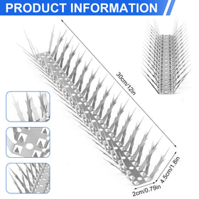 Puthpy Bird Spikes windowsill weatherproof protection against droppings with a tidy look.