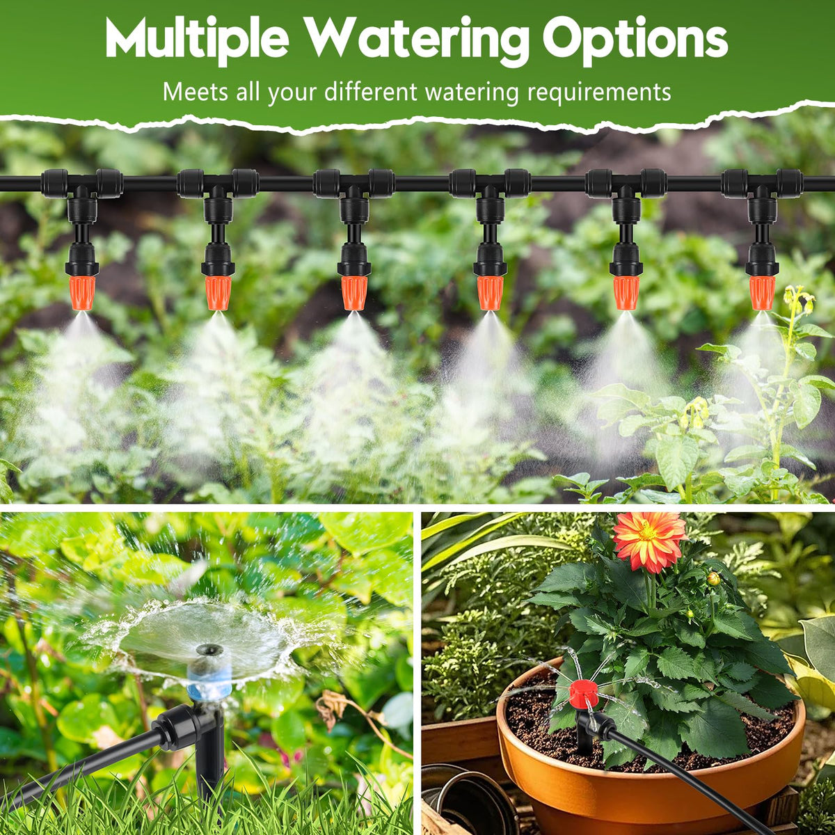 PUUKU drip emitter stream kit designed for precise irrigation