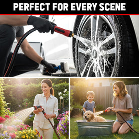 PUUKU leak-proof fittings with male-to-female connectors for secure watering