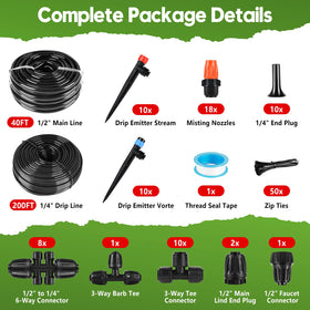 PUUKU quick-connect 6-way connector enabling tool-free garden setup
