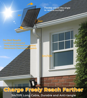 PUUQII 10ft Type-C cable extends reach to sunlit areas
