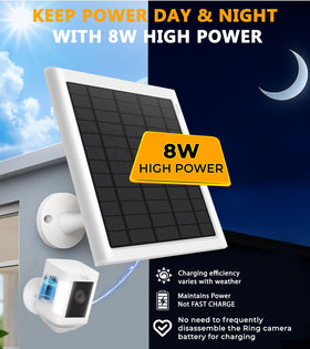 PUUQII adapters (USB-C, barrel DC, micro) for Ring camera charging versatility