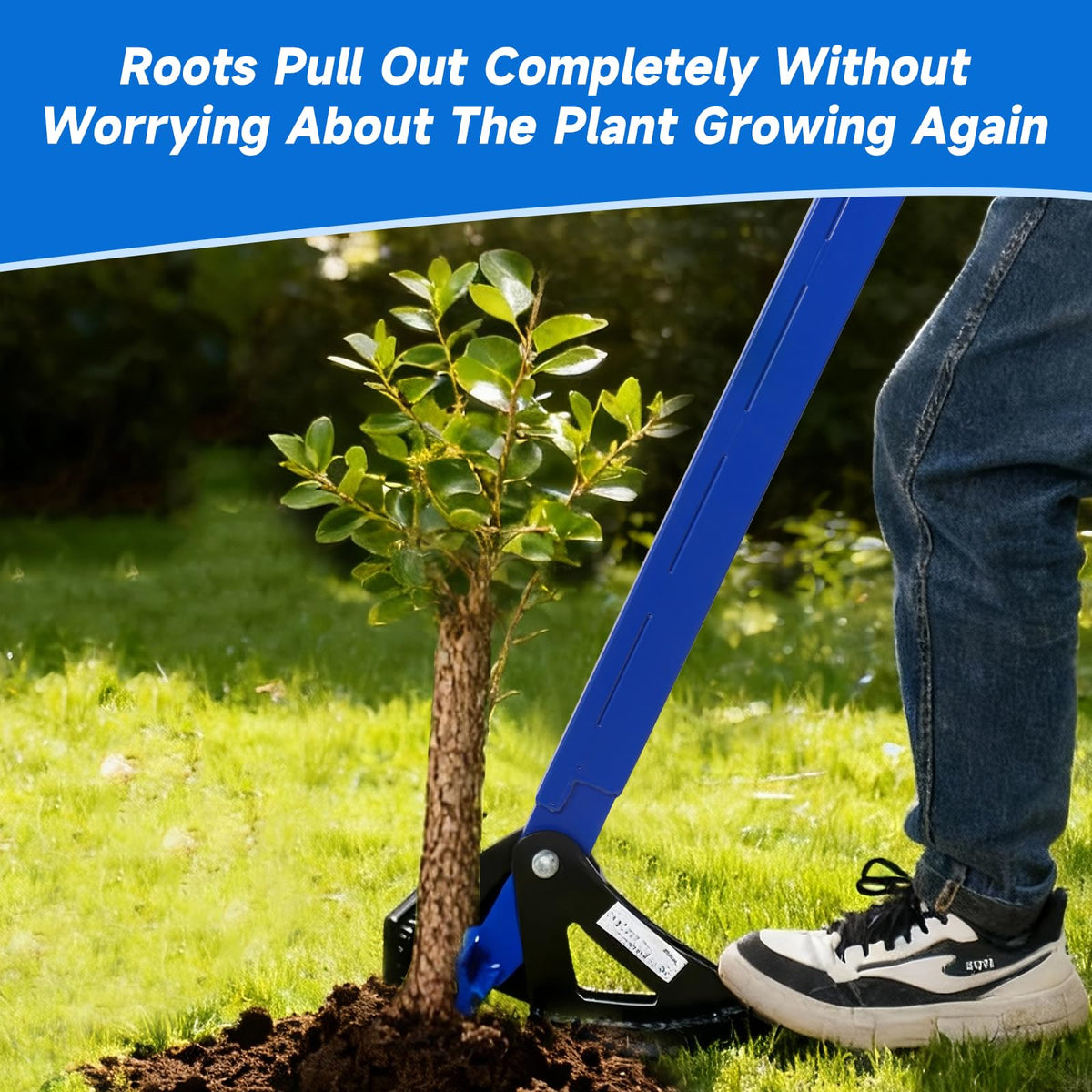 Pvirbravoo Root Jaws in action uprooting stems with precision.