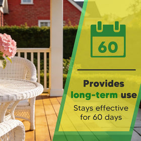 PVTYSZES two-month protection reduces reapplication for a low-maintenance yard