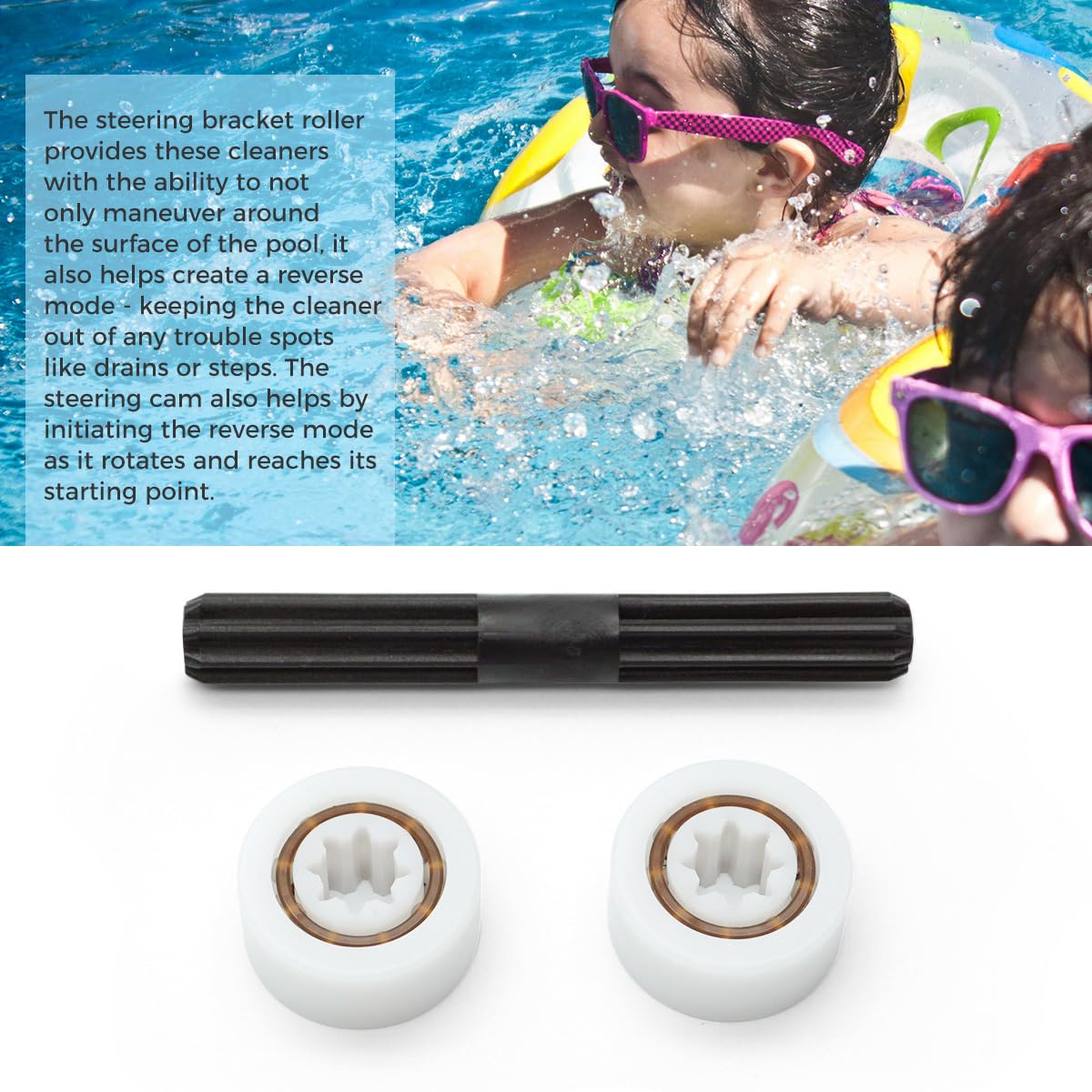 PVXH019SA two-wheel pool cleaner parts enable quick replacement
