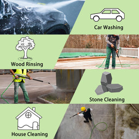 PWACCS 3600-psi extension hose designed for tough outdoor cleaning tasks