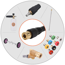 PWACCS compatible with Ryobi, Karcher and Greenworks hoses.