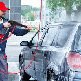 PWACCS ergonomic trigger handle reduces fatigue during cleaning.