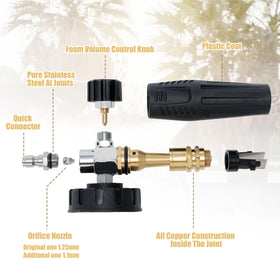 PWACCS foam cannon versatile uses for cars, bikes, roofs, and more.