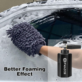 PWACCS foam gun handle designed for comfortable use