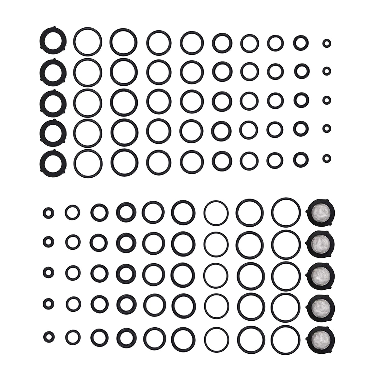 PWACCS High Pressure Washer O Ring Kit box shows a complete 100-piece set for reliable sealing
