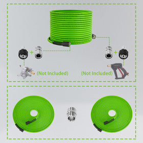 PWACCS portable lightweight hose for easier carry and storage