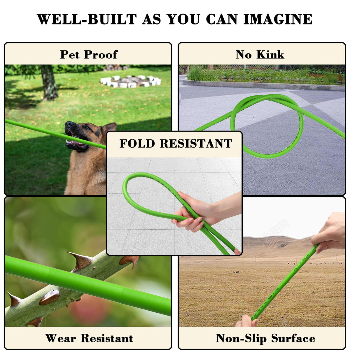 PWACCS hose with M22 compatibility, easy start-up for faster washing.