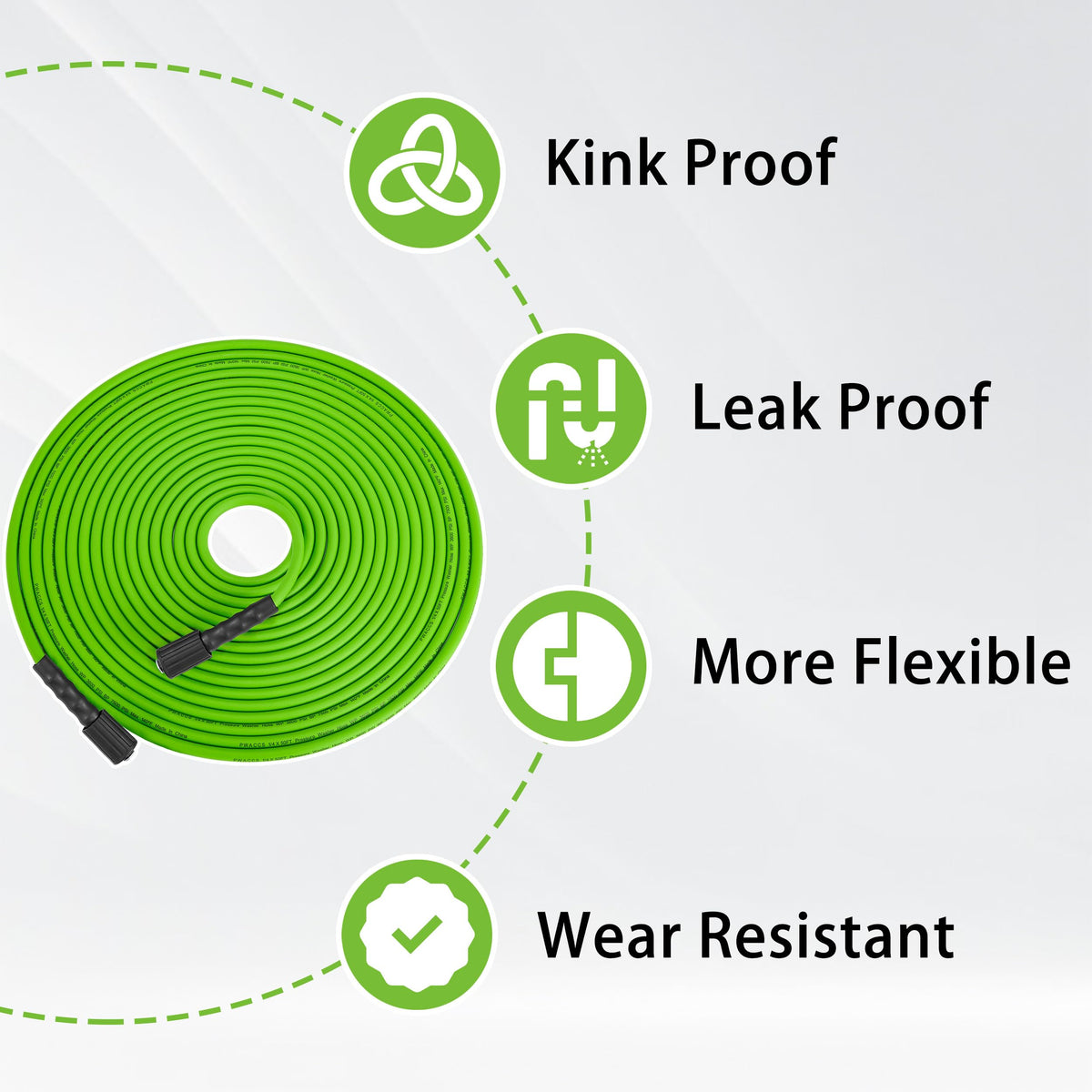 PWACCS versatile spray nozzles for precise stain removal and gentle rinsing.