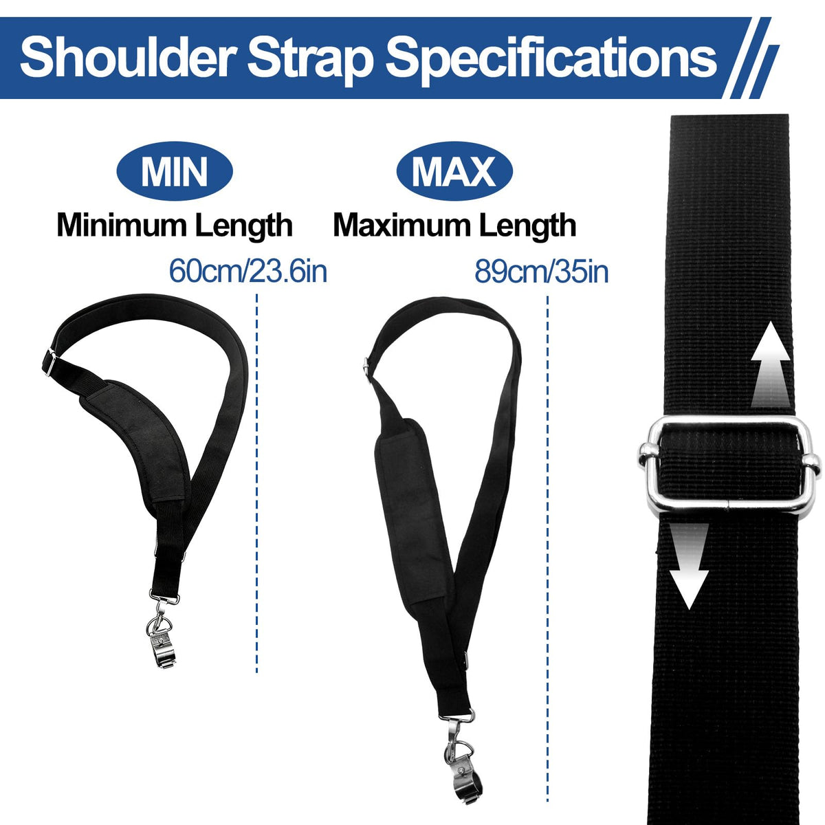 PWEOW adjustable-nylon-strap detail ensures a secure, customized fit.
